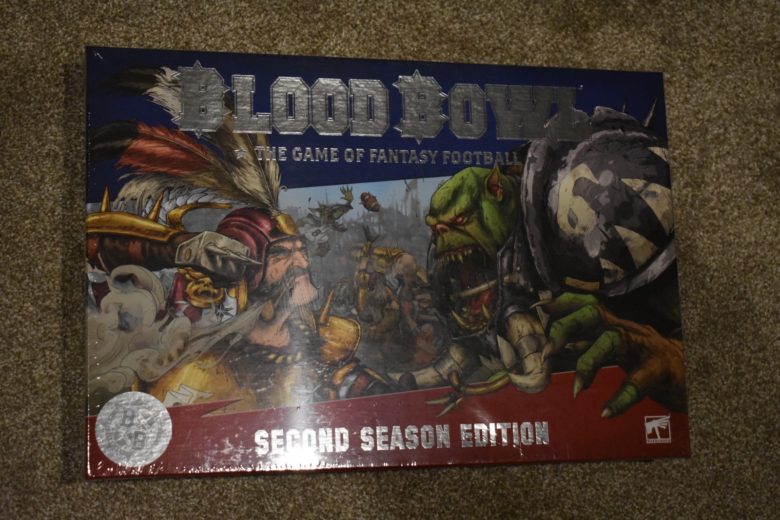 GAMES WORKSHOP BLOOD BOWL SECOND EDITION. BRAND NEW IN SHRINK!!!!!