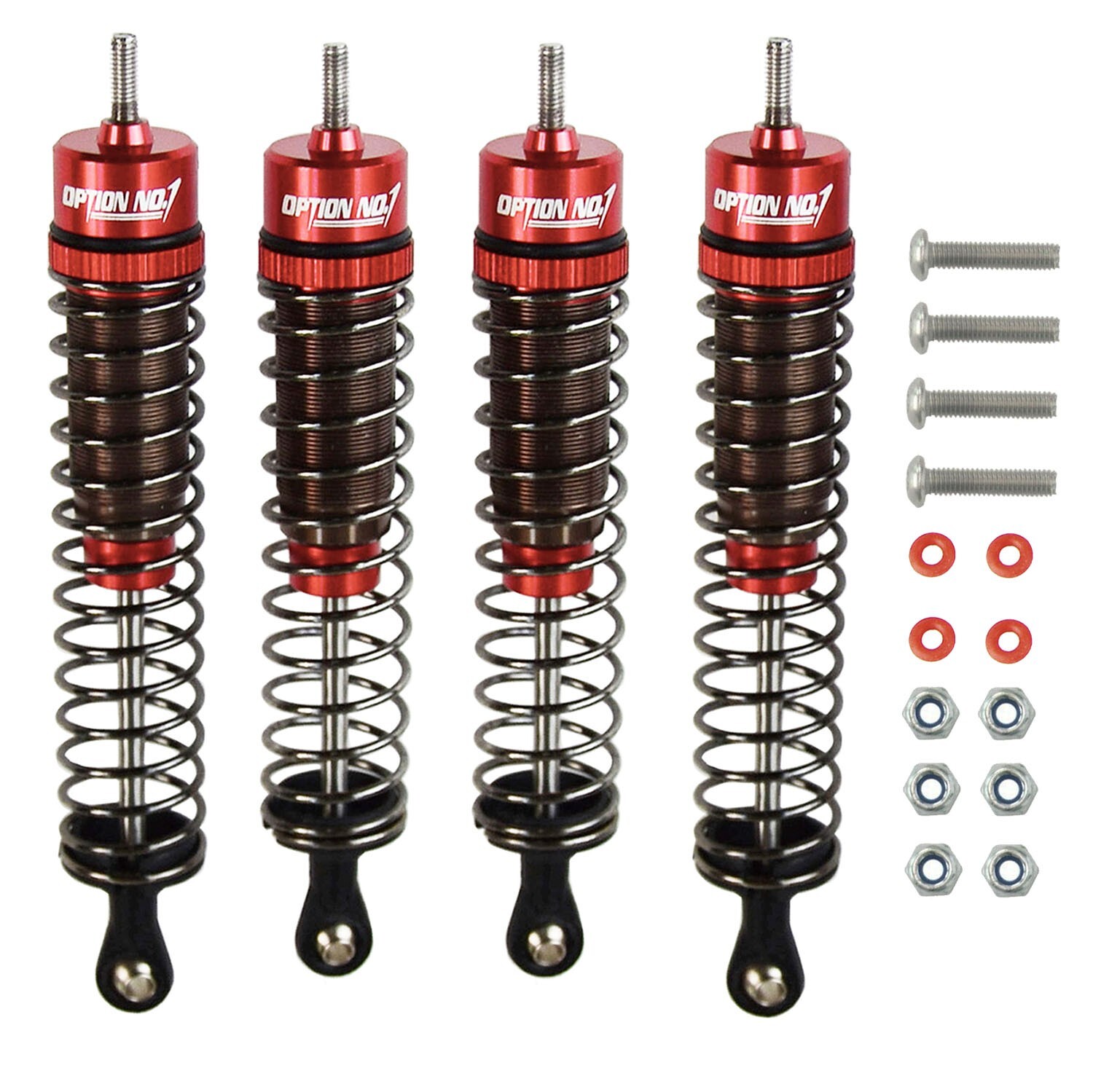 AluOil Shocks Absorber/Damper For Tamiya CW-01 Lunch Box Midnight/Pumpkin Parts