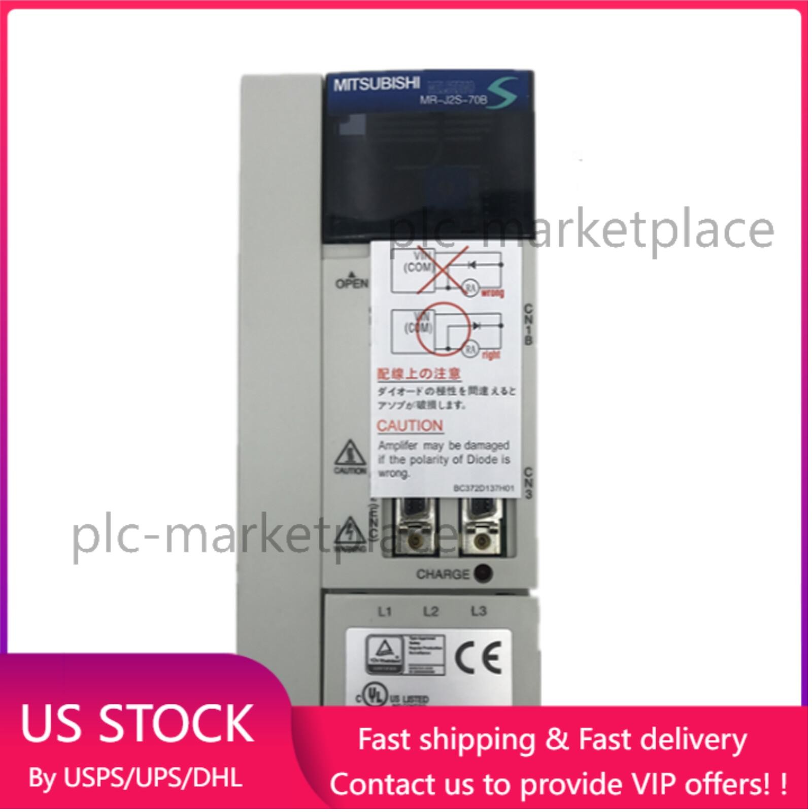 Mitsubishi MR-J2S-70B MRJ2S70B AC Servo Drive Original New in Box NIB Free Ship