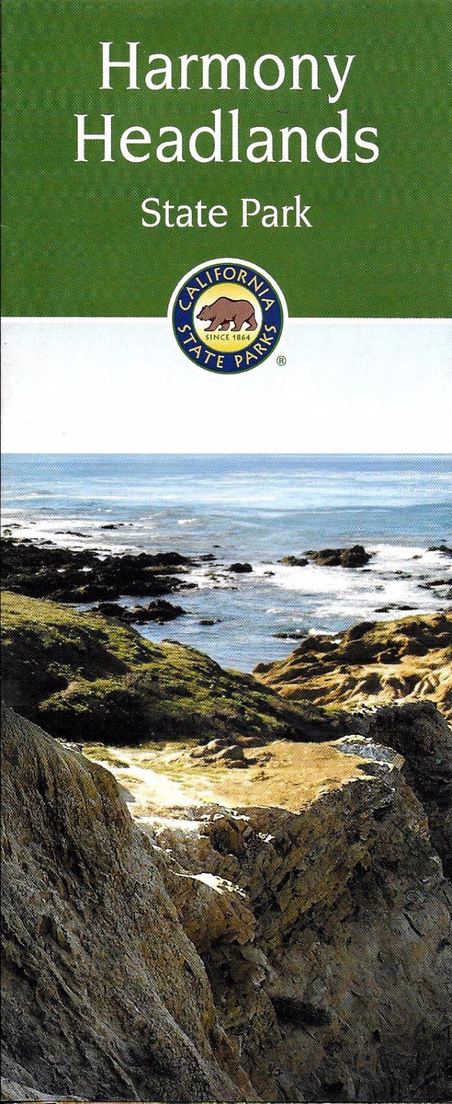 Map & Guide to Harmony Headlands, State Park, California