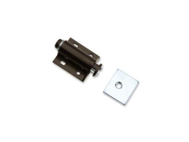 Single Touch Magnetic Latch with Strike Brown