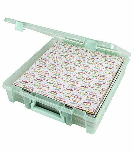 6955rj Super Satchel 1compartment Box Art Craft Organizer 1pack Translucent Mint