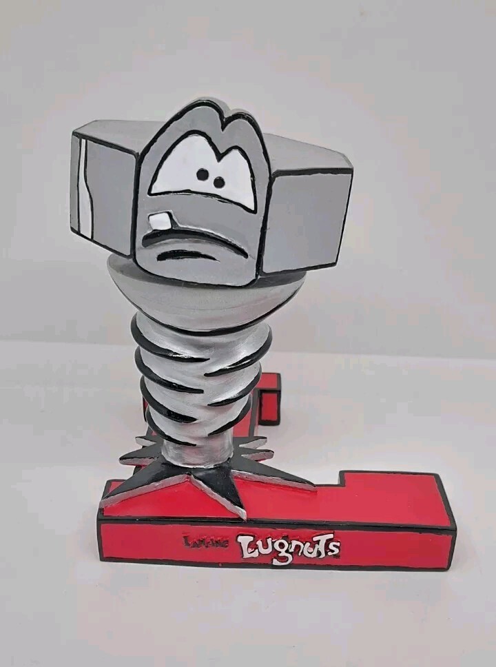Rare Lansing Lugnuts LUGGIE Mascot  Bobblehead, Oakland A's , Blue Jay's, Cubs