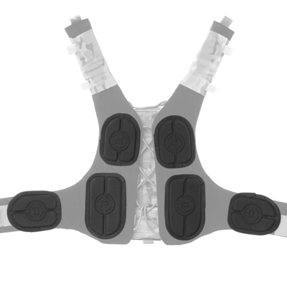 6PCS Tactical AVS Harness Backpack System Backframe Special Pad