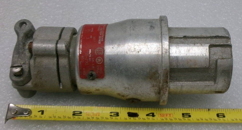 CROUSE-HINDS CPP4752 ARKTITE PLUG MODEL M11 - USED #471D