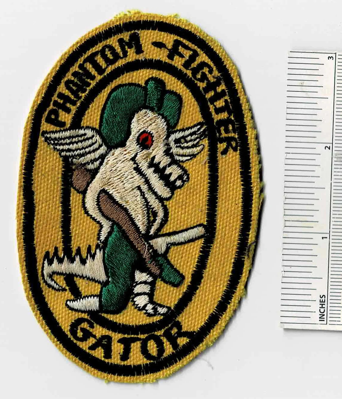 Vietnam War PHANTOM FIGHTER Gator Jet USAF Shoulder Patch US Air Force Nam