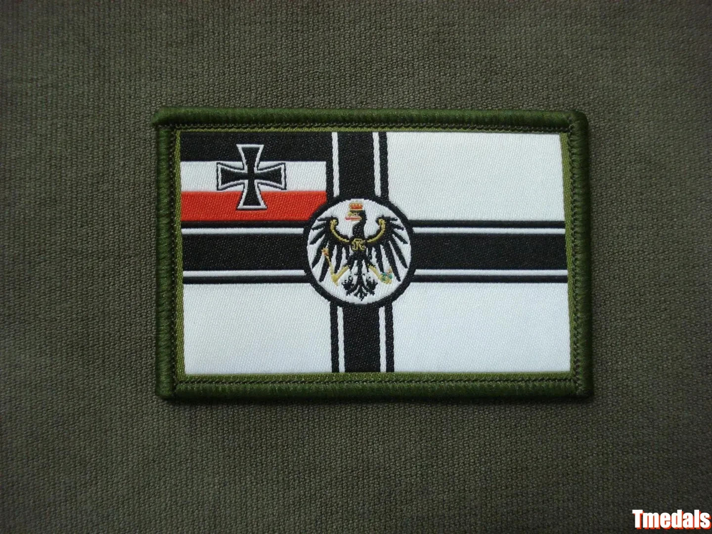 Imperial German Navy Flag Patch Replica – WWI Kaiserliche Marine Ensign Badge