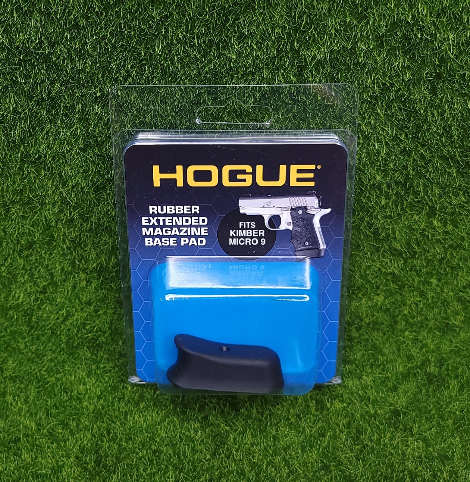 Hogue Kimber Micro 9 7-Round Rubber Magazine Base Pad Finger Rest - 39030