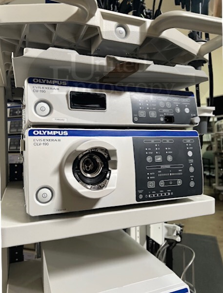 OLYMPUS Evis Exera III 190 Video Endoscopy Tower HD Endoscopes Endoscope
