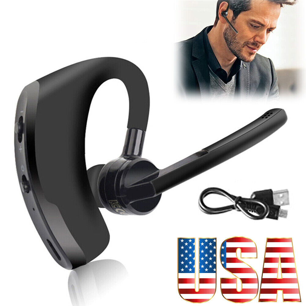 Noise Canceling Bluetooth Earphone Wireless Headset Trucker Earpiece for Calling