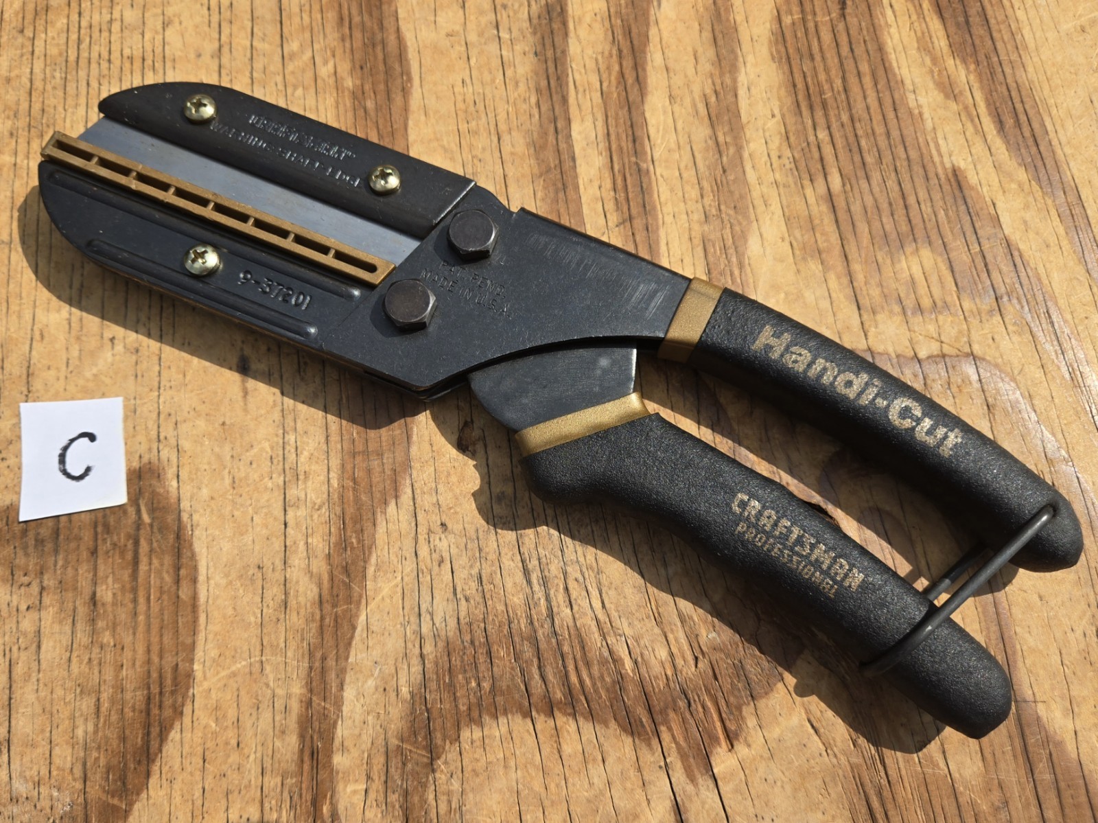 Vintage SEARS Craftsman Professional Handi-Cut Utility Cutter 37201 USA EUC C