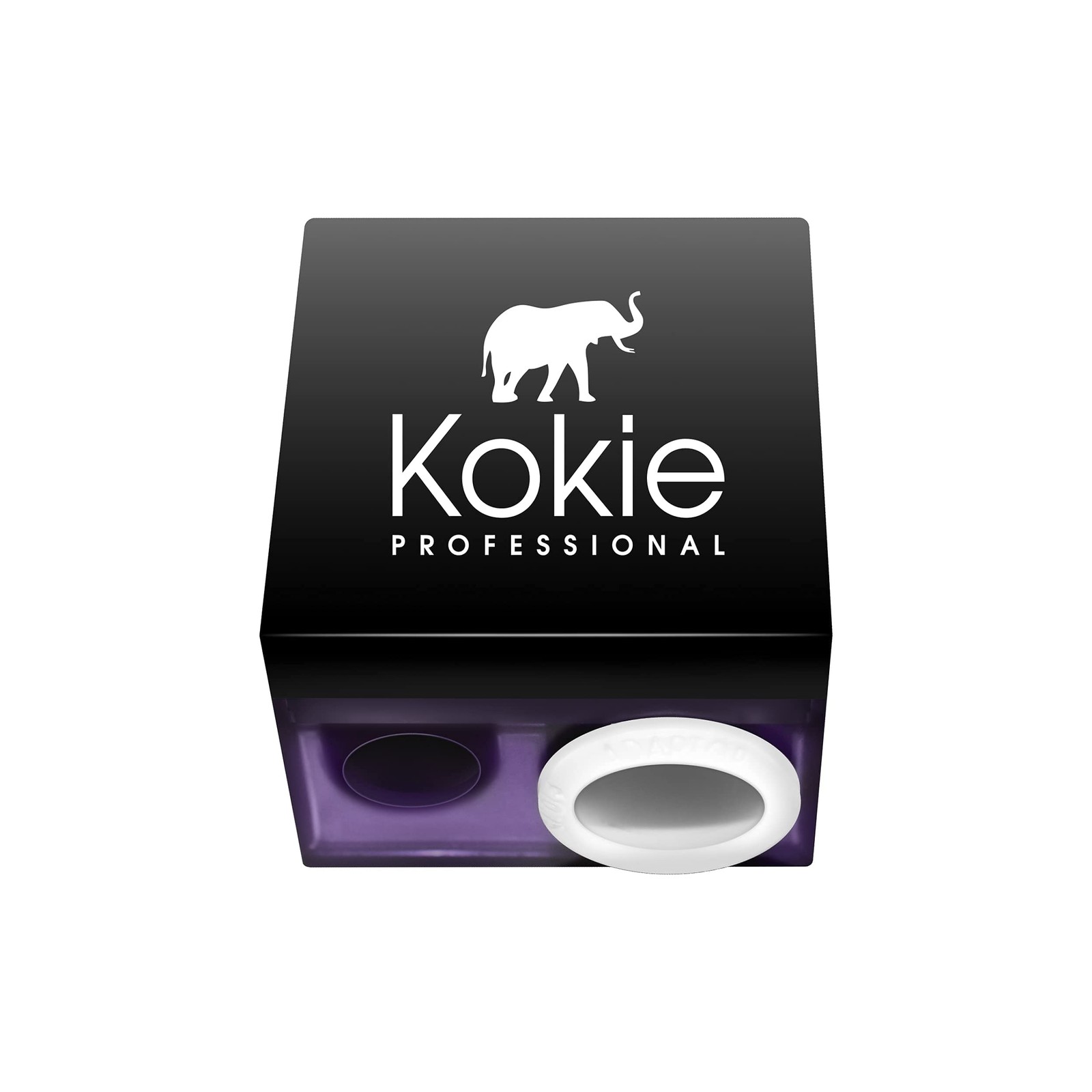 Kokie Makeup Pencil Sharpener for Lip, Eyebrow, and Eyeliner Pencil, Black