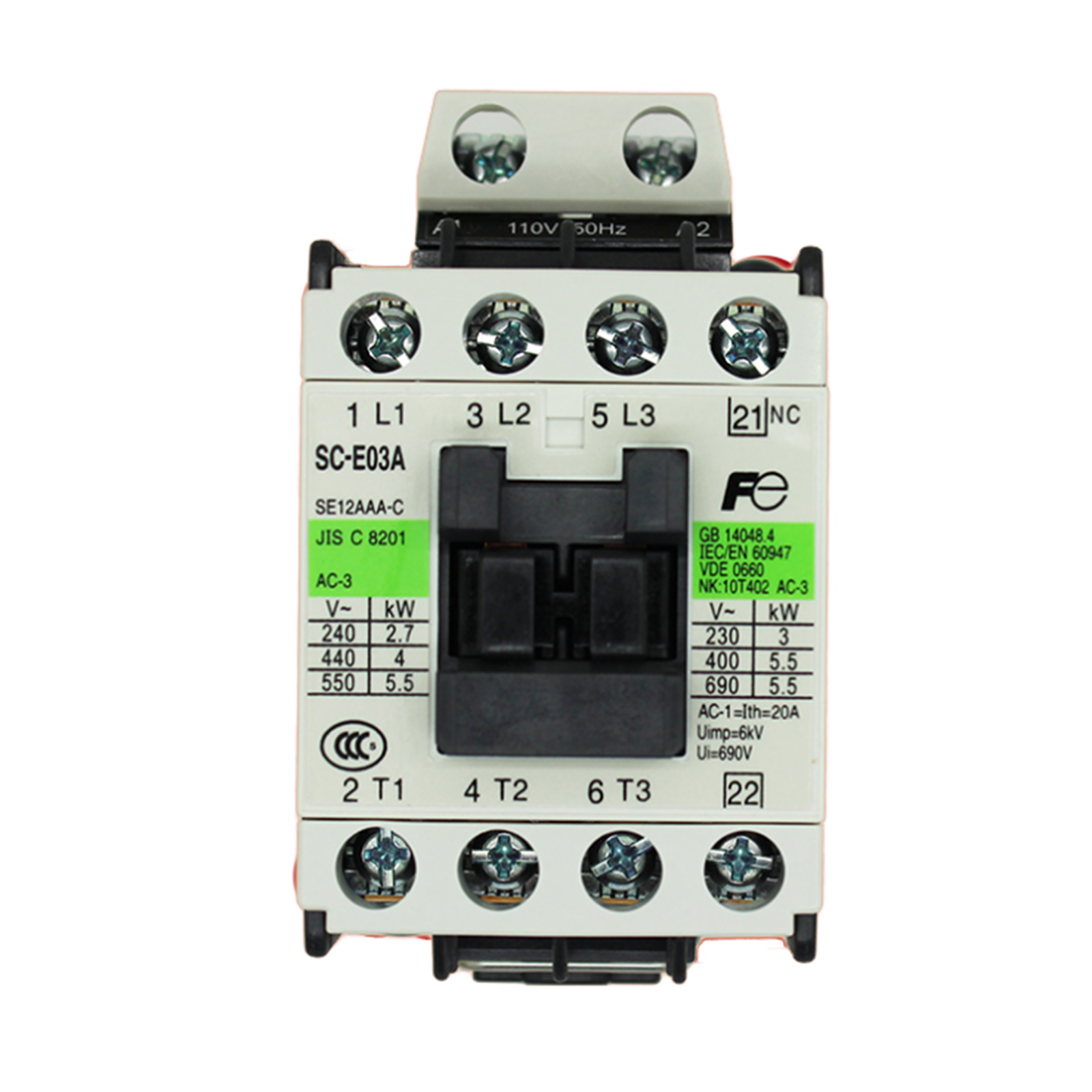 FUJI SC-E03A Contactor DC 110V New 1PCS #