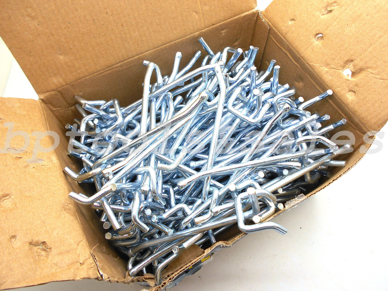 (50) 4" x 1/4" Pegboard Hooks Shelf Hanger Kit Garage Storage Hanging All Metal