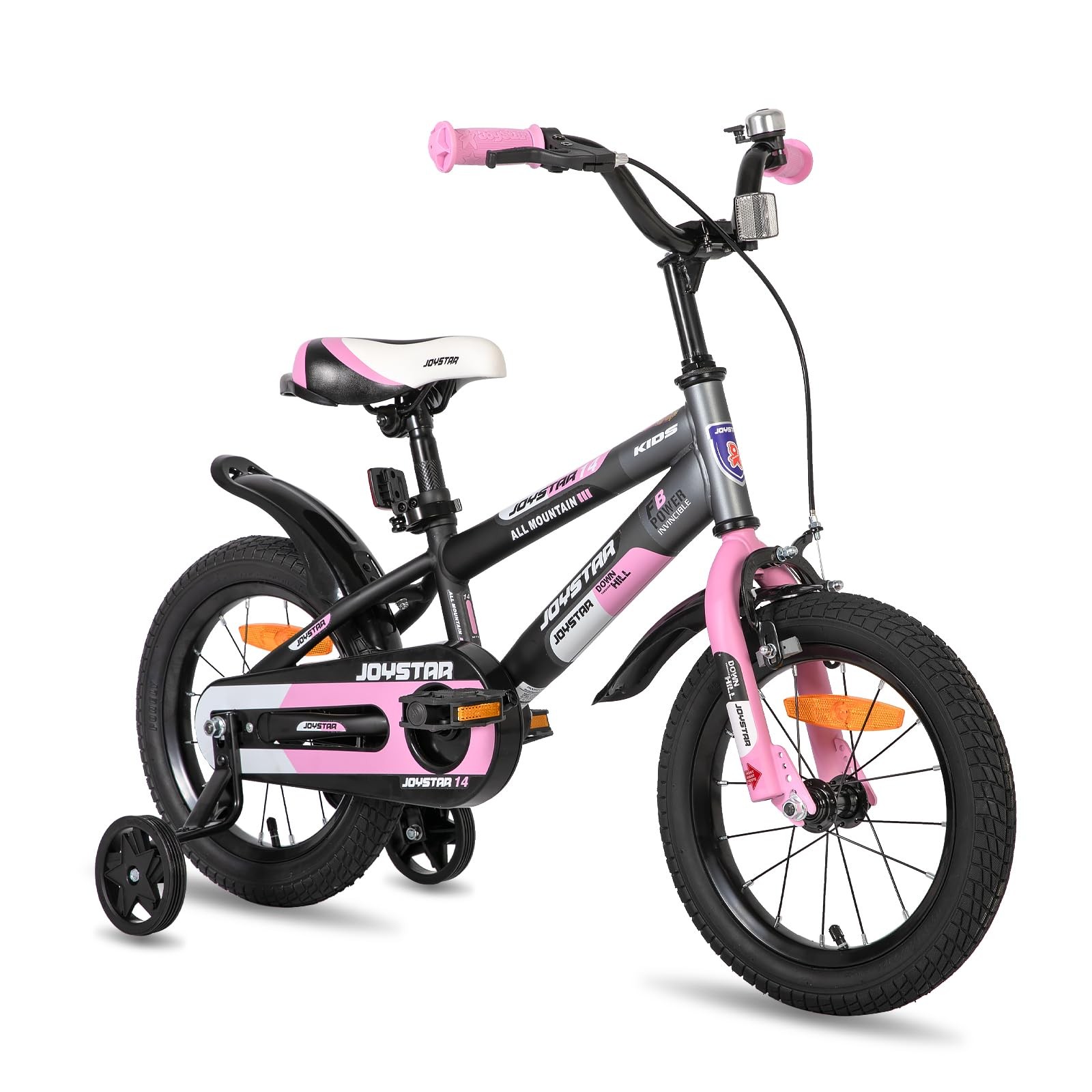 JOYSTAR New Berry 12" Kids Bike for Girls 3-4 Years Old w/Training Wheels & Bask