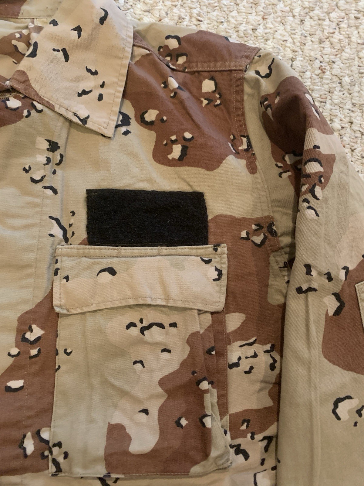 Six Color Desert DBDU Uniform Top Modified Numbered Early Version 1980’s