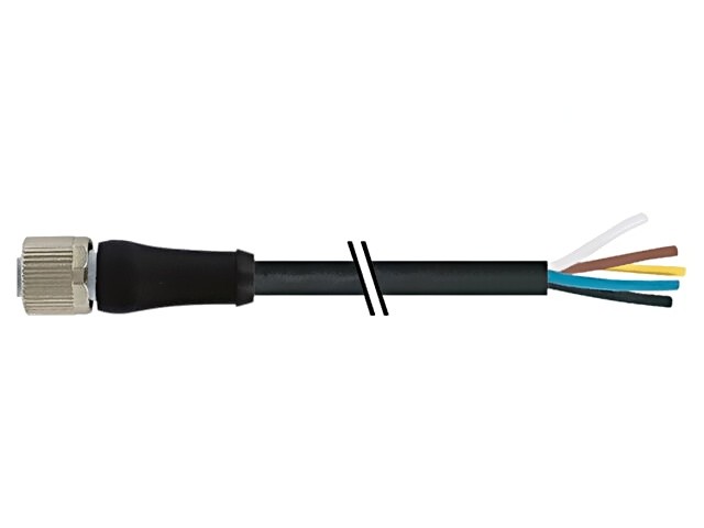 7000-P4221-P040150 Interconnect Cable Female IP67 63VAC 63VDC 16A 15m PIN: 5