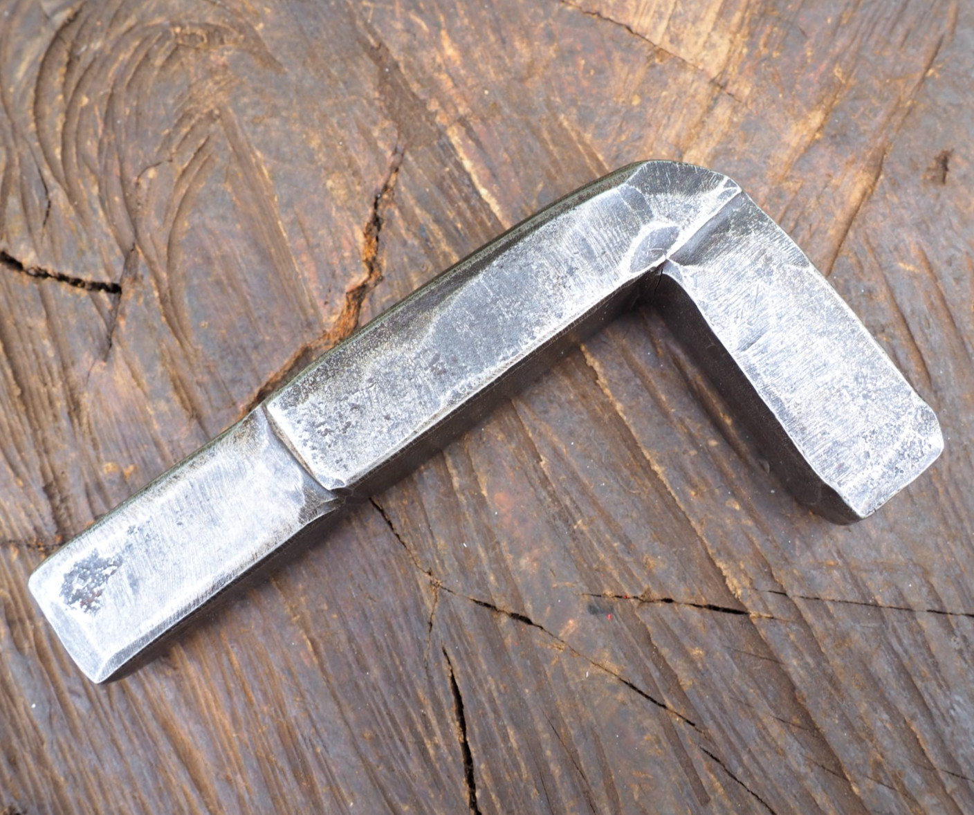 UNUSUAL TAPERED TINSMITH "FORMING" HARDY BLACKSMITH ANVIL TOOL IRON WORKER FORGE