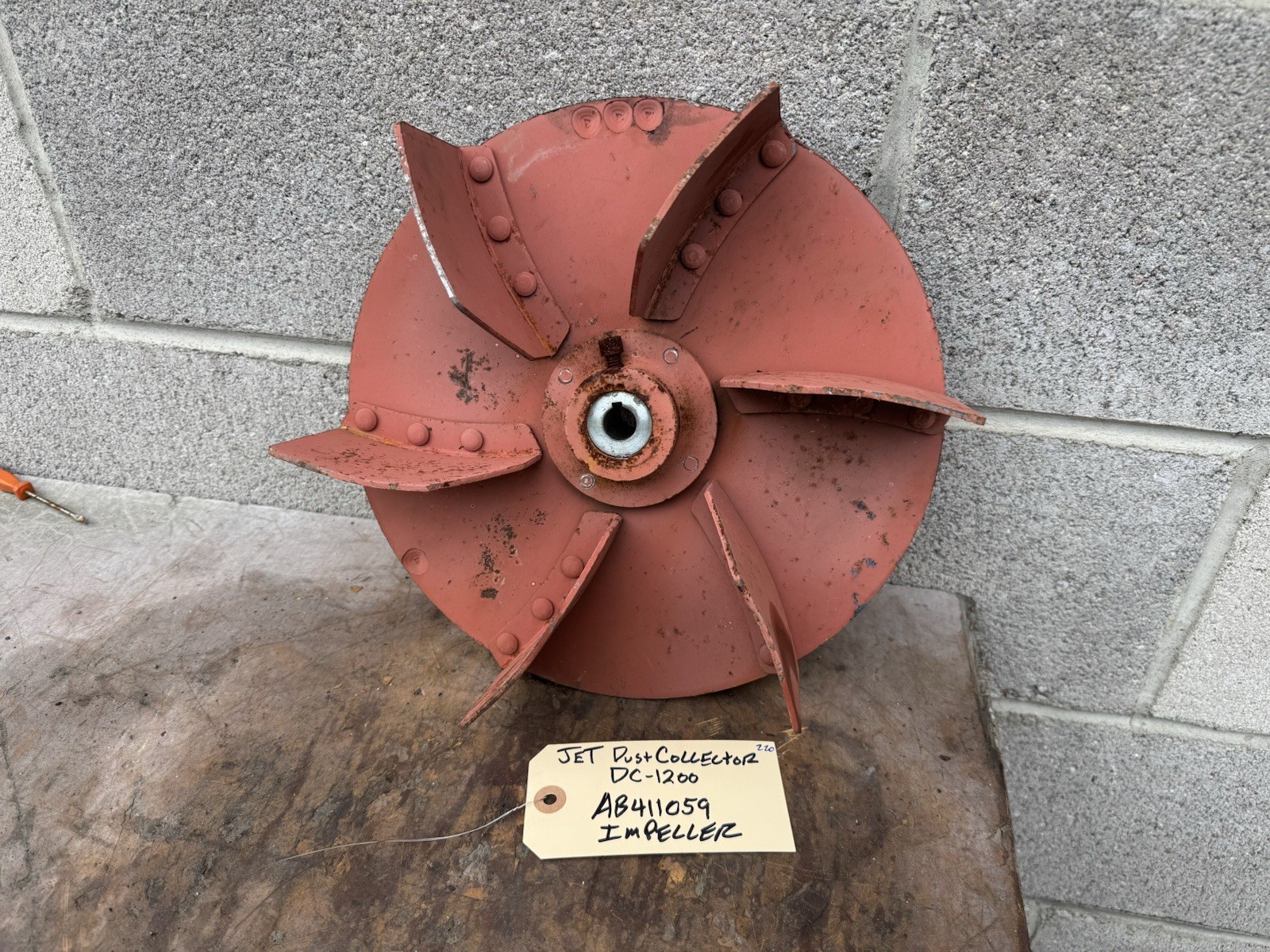 JET TOOLS DUST COLLECTOR DC1200 Impeller/fan Ab411059