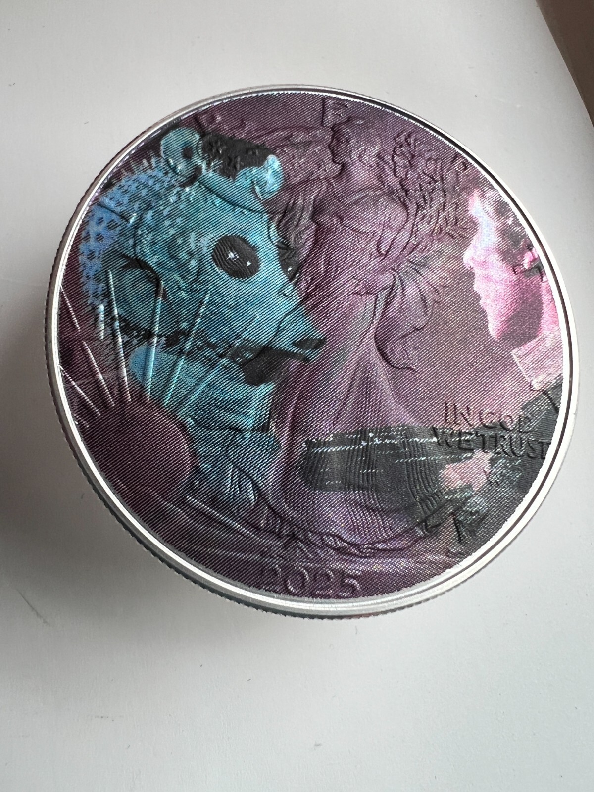 Personalized Custom YOUR Image on an American Silver Eagle Coin Pure Silver