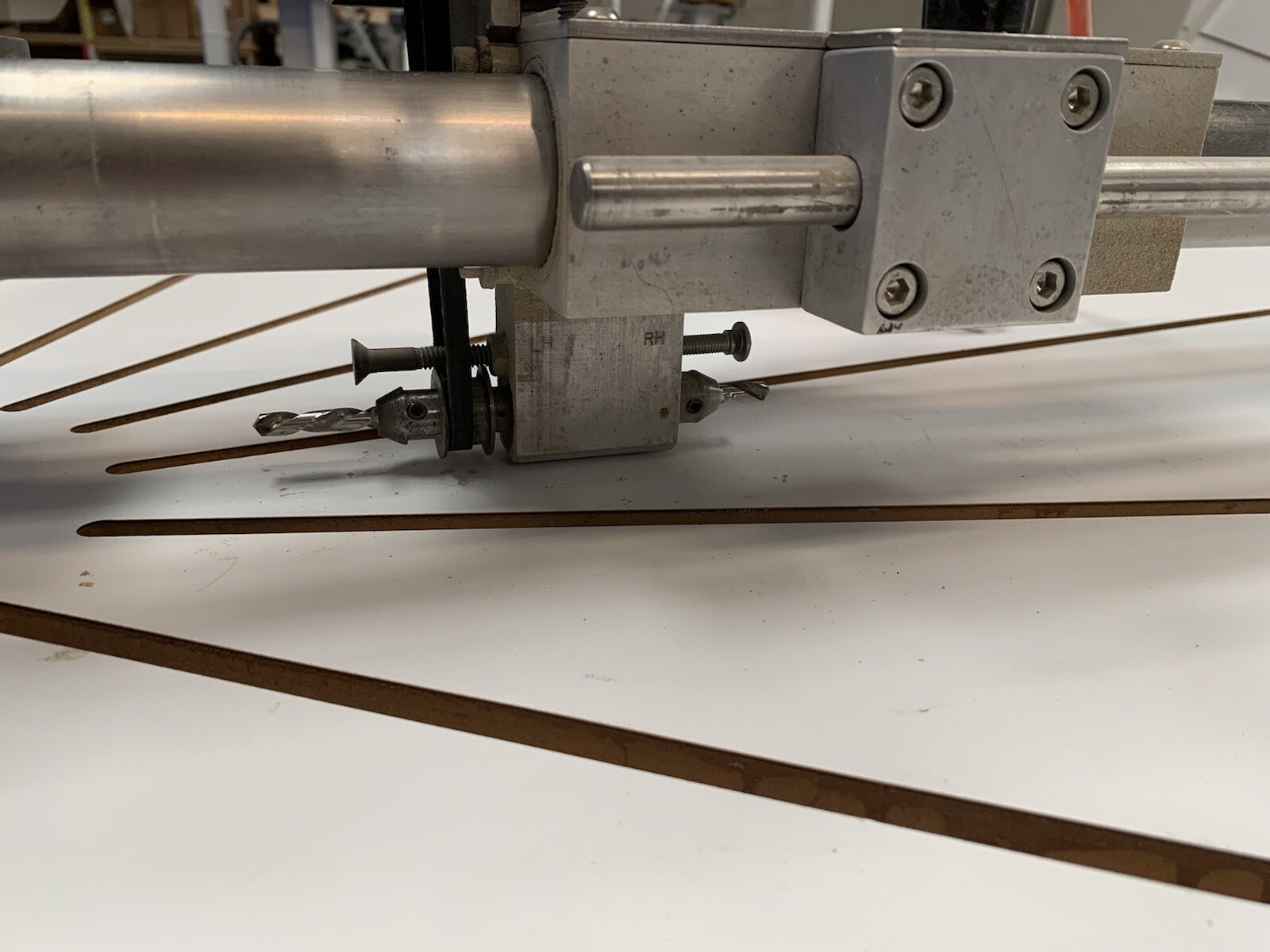 Arch Top Drilling Table AVBCO Shutters Manufacturing Motor 9-adjusting Knobs