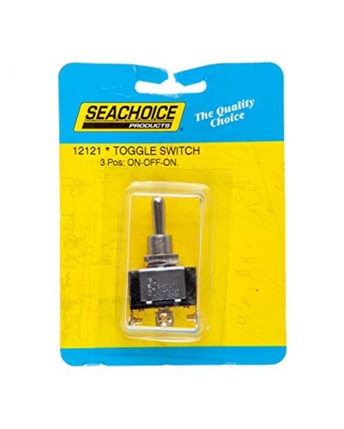 3-Position Boat Toggle Switch, On/Off/On
