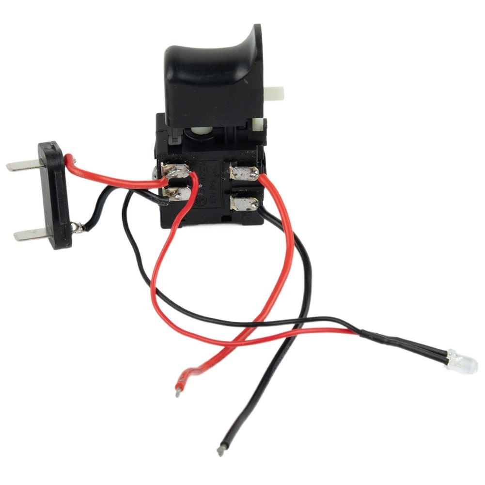 Trigger Switch 1Pc 7.2 V - 24 V Convenient For Usage Plastic And Metal