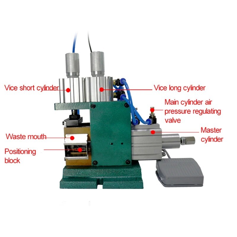 Pneumatic Vertical Sheathed Wire Stripping and Cable Cutting Machine 3F