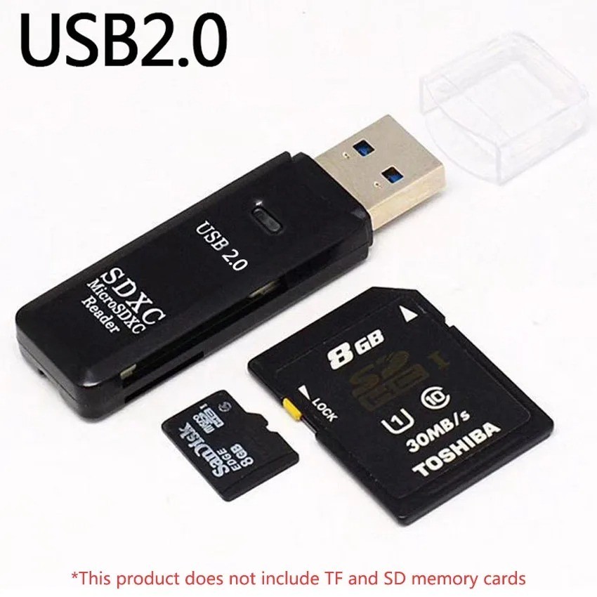 USB 2.0/3.0 Micro SD SDHC TF Card Reader Memory Adapter for PC Laptop Camera lot