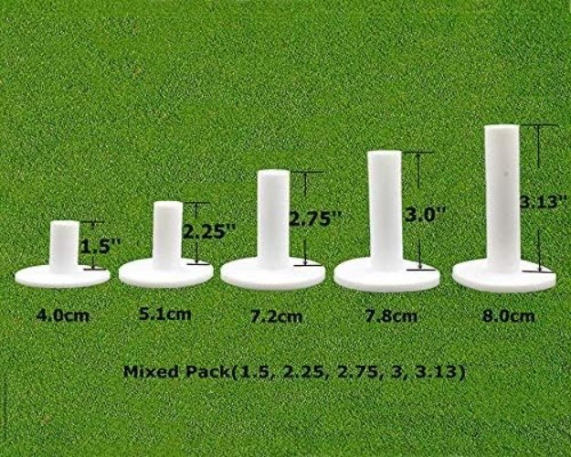 Versatile Golf Rubber Tees Pack - Perfect for Any Skill Level Practice