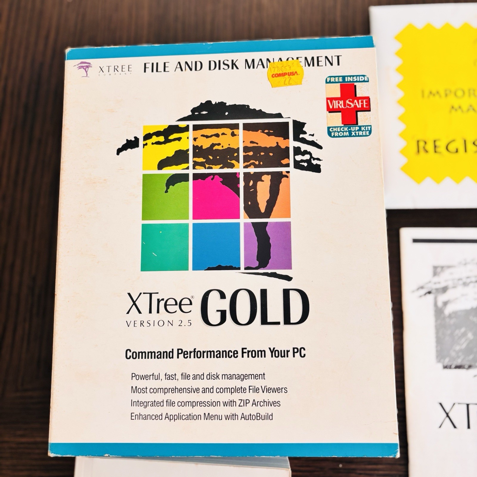 XTree Gold v2.5 DOS Utility Software Complete Boxed Set 5.25 & 3.5 Disks