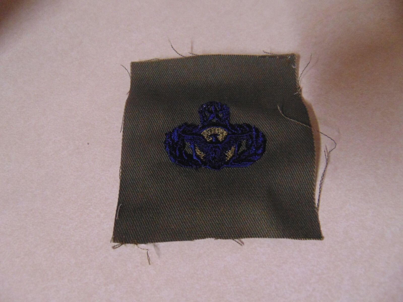 GENUINE US MILITARY INSIGNIA PATCH SEW ON US AIR FORCE MASTER LAW ENFORCEMENT