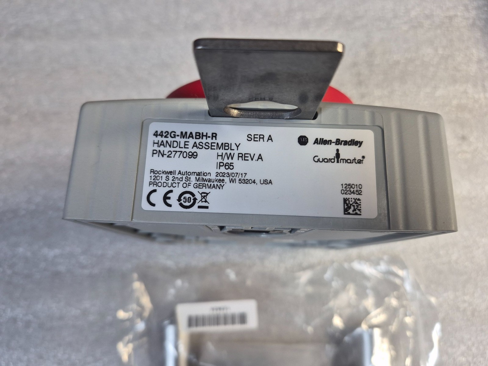 ALLEN BRADLEY 442G-MABH-R Guardmaster Handle Assembly NEW