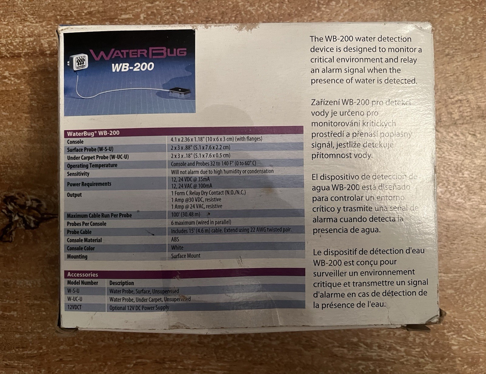NEW Winland WB-200 WaterBug 12V Transmitter Sensor