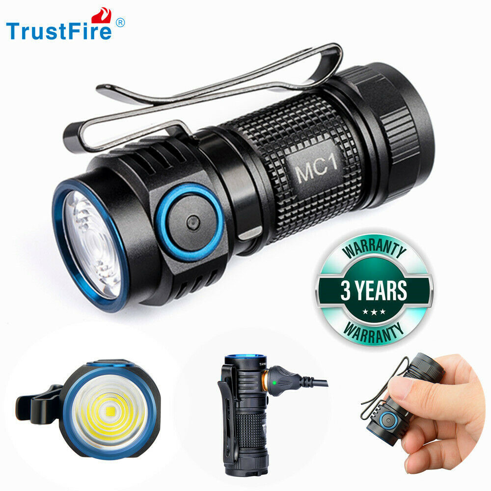 Trustfire Super Bright 1000 Lumens Flashlight Waterproof Rechargeable Torch（MC1）