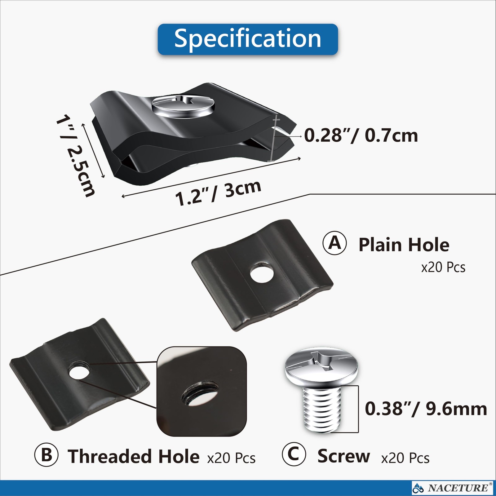 20 Pack Black Gridwall Joining Clips Accessories – Grid Wall Panel Connectors...