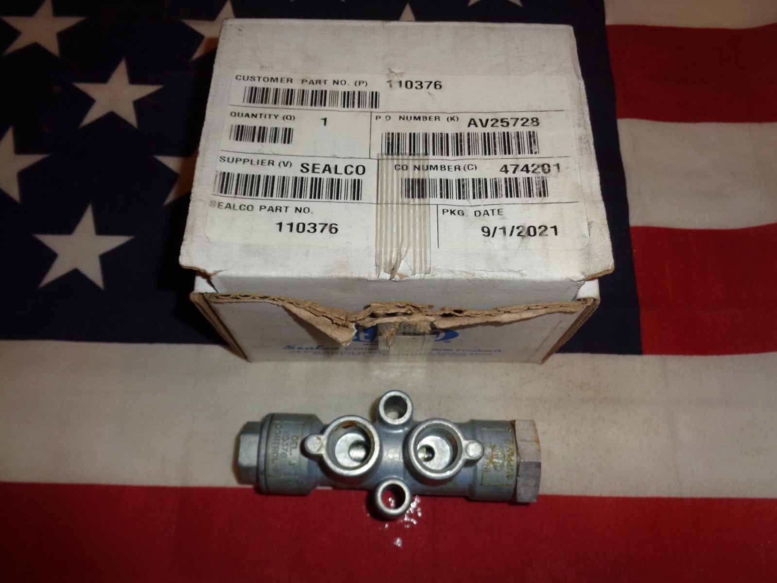 WOW 30%OFF OEM SEALCO EMERGENCY CONTROL VALVE # 110376.