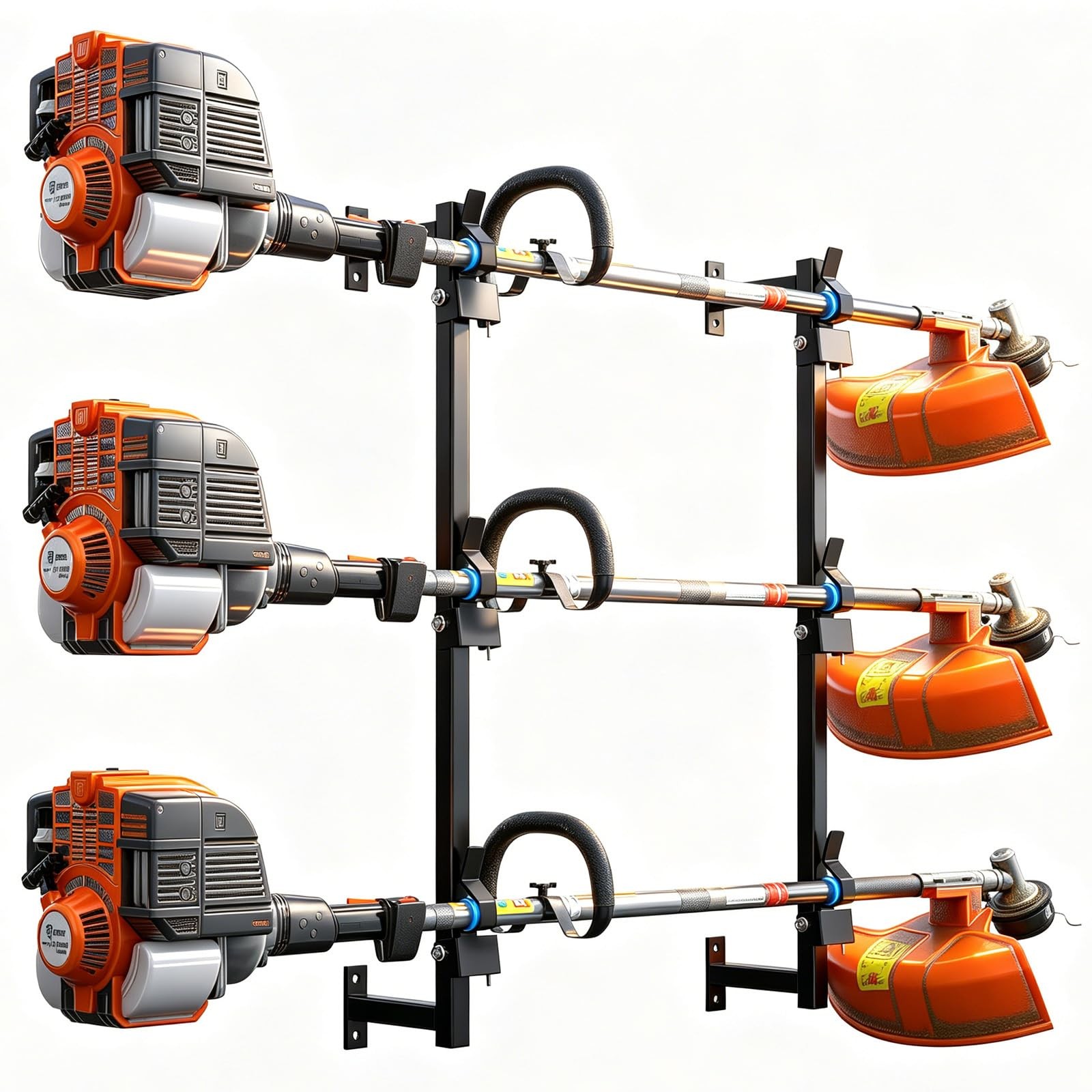 Weed Eater Racks for Enclosed Trailer Trimmer Rack Weedeater Rack for Trailer...
