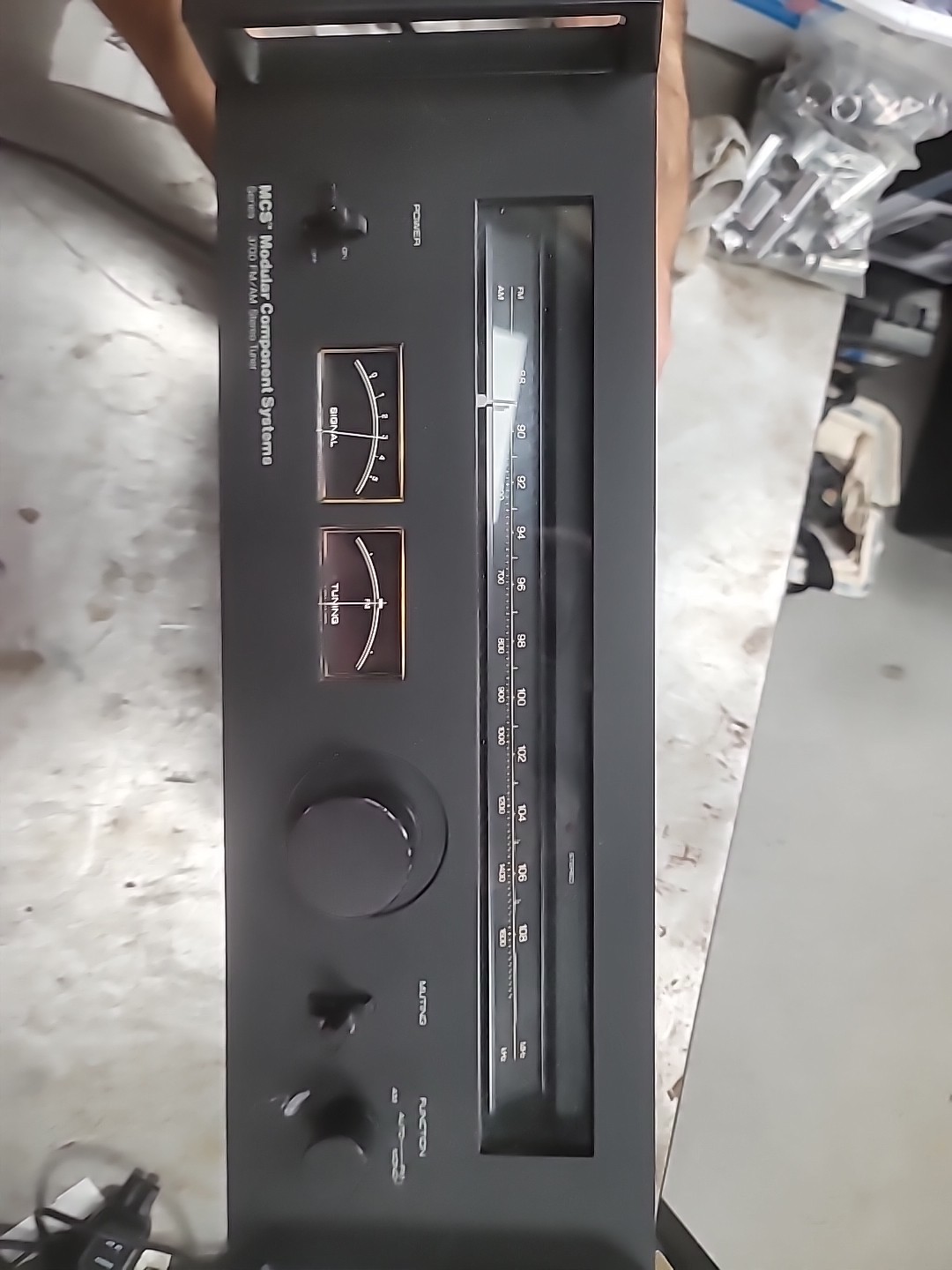 MCS 3700 Modular Component Systems FM/AM Stereo Tuner