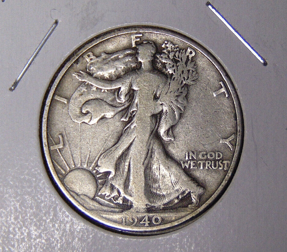 1940-S Walking Liberty Silver Half Dollar Circulated San Francisco Mint(101623)
