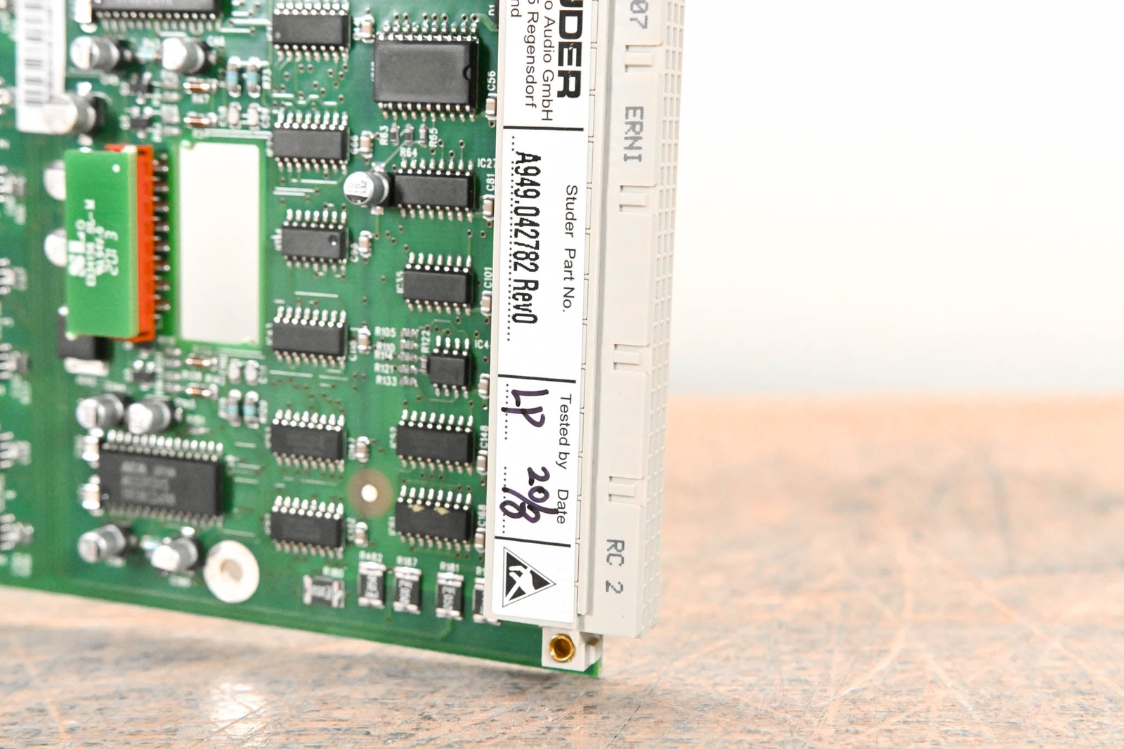 Studer Mic/Line In Card for D21m Modular I/O System CG01HDP