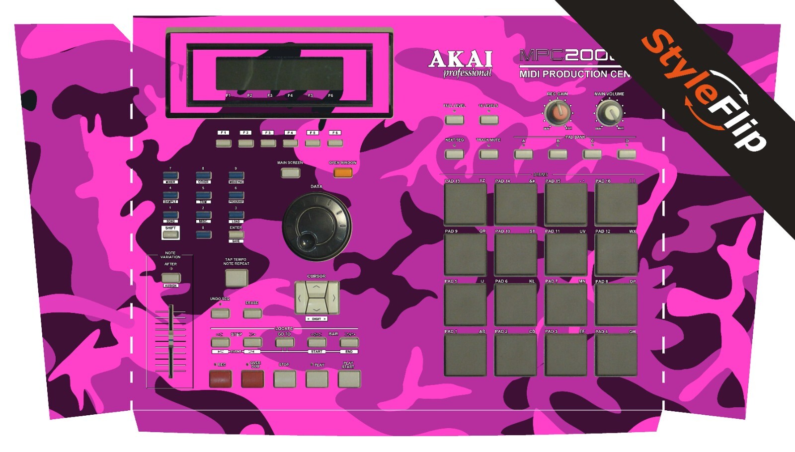 Akai MPC-2000XL Skin | Camo Pink | Protective Decal | StyleFlip Skins