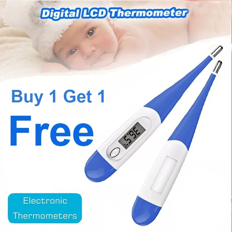 Personal LCD Medical Body Thermometer Adult Child Baby Oral Rectal Digital CE