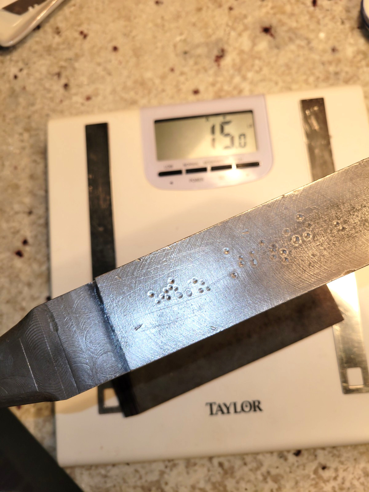 Vintage User/Artisan made bench top anvil 15 pound blacksmithing tool