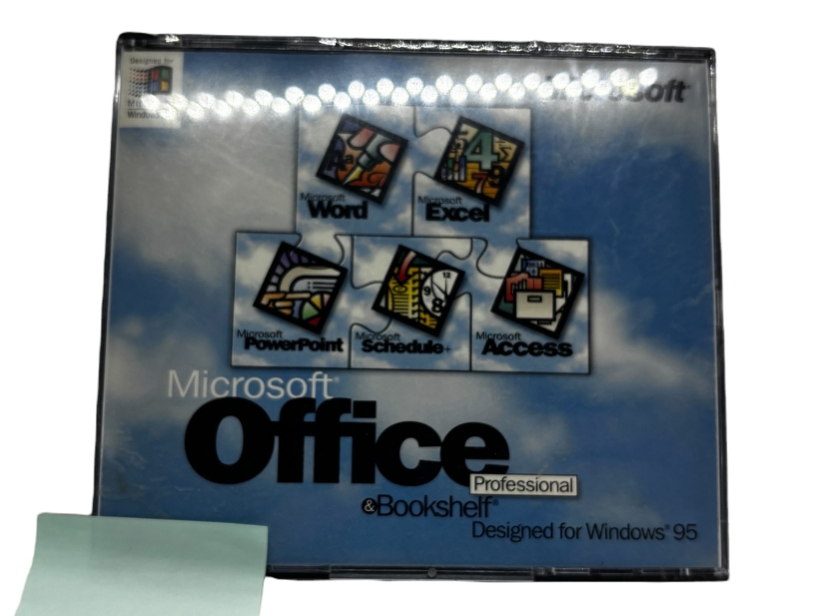 Microsoft Office Professional & Bookshelf for Windows 95 w/ Key and CD