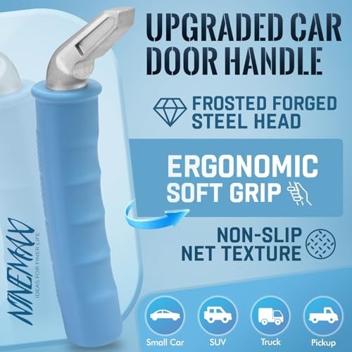 Car Door Handle for Elderly Car Handle Assist Support, Auto Grab 2 pcs / Blue