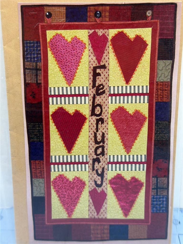 JOINED AT THE HIP Quilt Pattern - BUTTON UP BOM SERIES - FEBRUARY - 22" x 42"