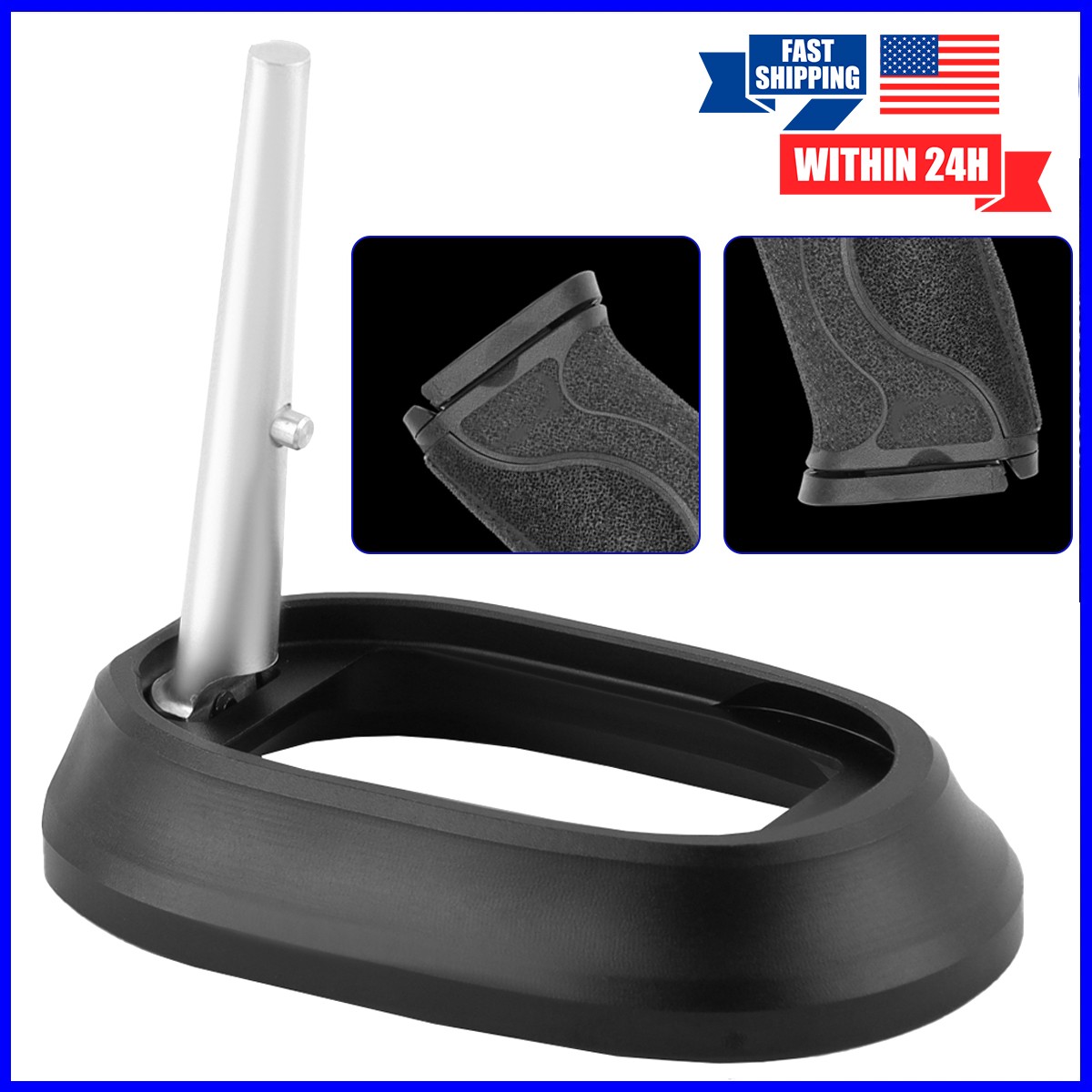Aluminum Magwell for Smith Wesson M&P 9mm and 40 Cal 2.0 Full-Size Magazine Well