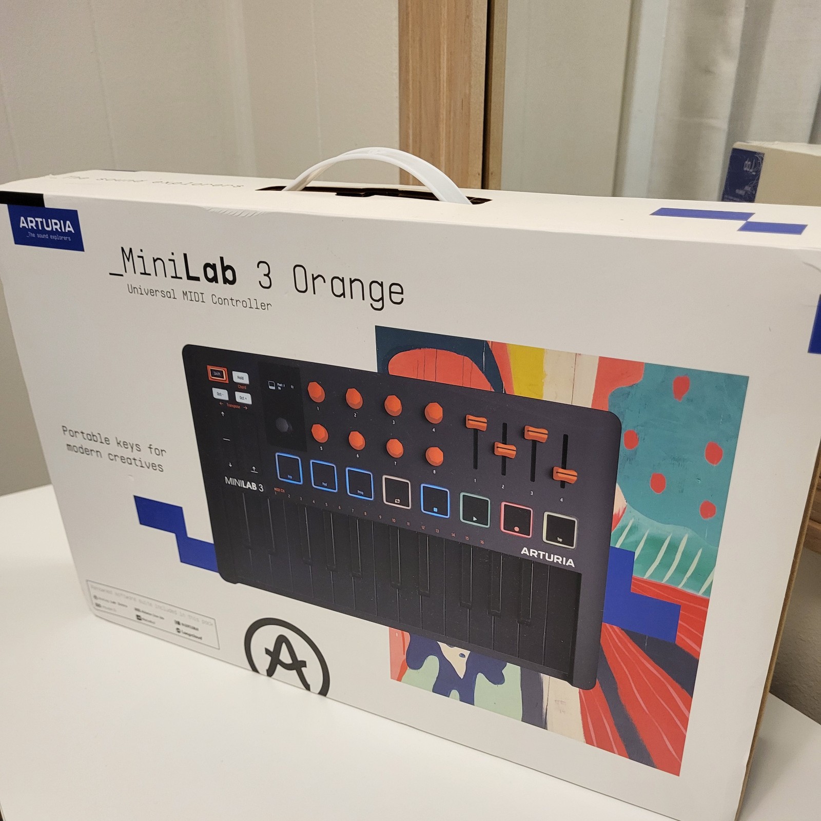 Arturia MiniLab 3 - Black/Orange - MIDI Controller - NEW / UNOPENED