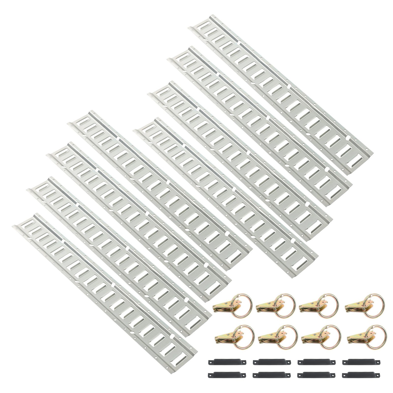 Universal 24 Pack 3' E Track Tie Down Rail System New For Trucks Trailers